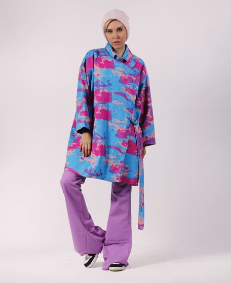 بارانی کراپ زنانه