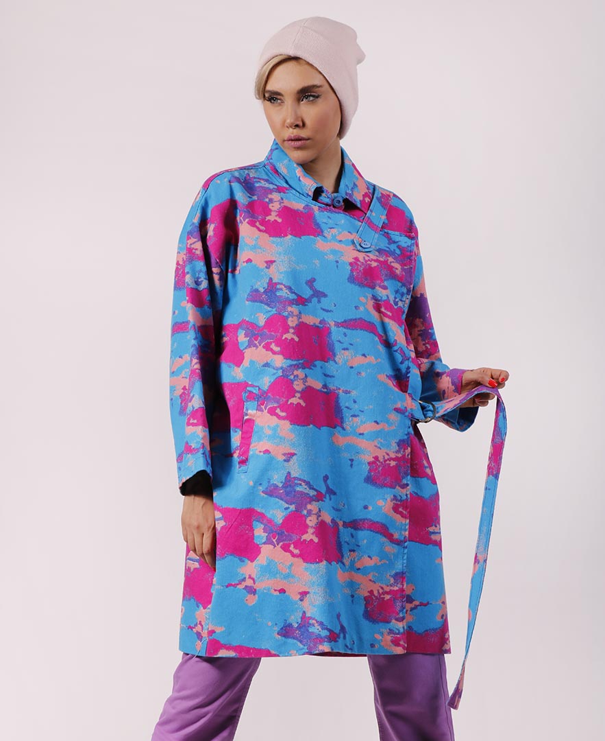 بارانی کراپ زنانه