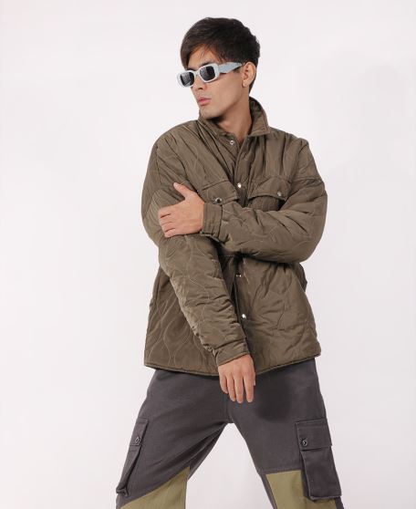 کاپشن ریشه دار مردانه