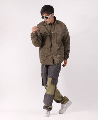 کاپشن ریشه دار مردانه