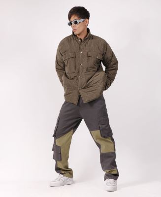 کاپشن ریشه دار مردانه