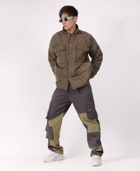 کاپشن ریشه دار مردانه