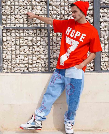 شلوار گلدوزی شده مردانه