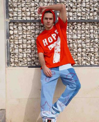 شلوار گلدوزی شده مردانه