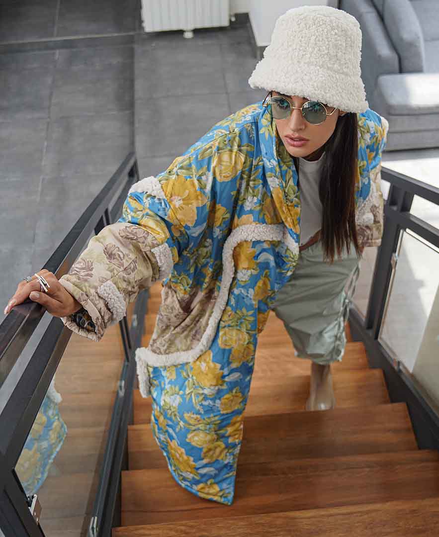 کاپشن طرحدار زنانه