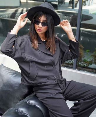 ست سرهمی و کت زنانه