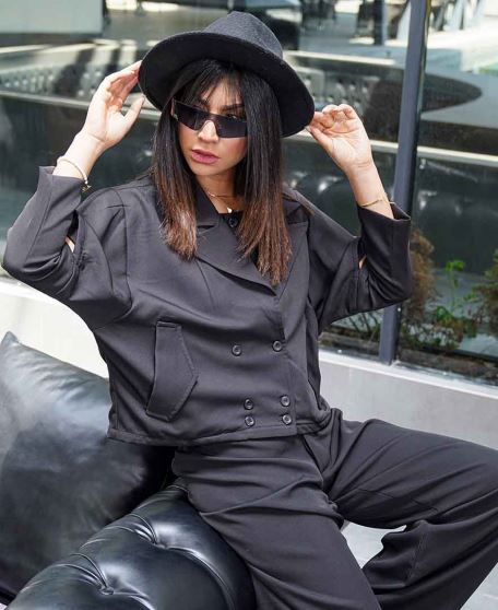 ست سرهمی و کت زنانه