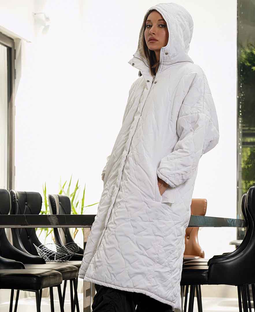 پافر کلاه دار زنانه