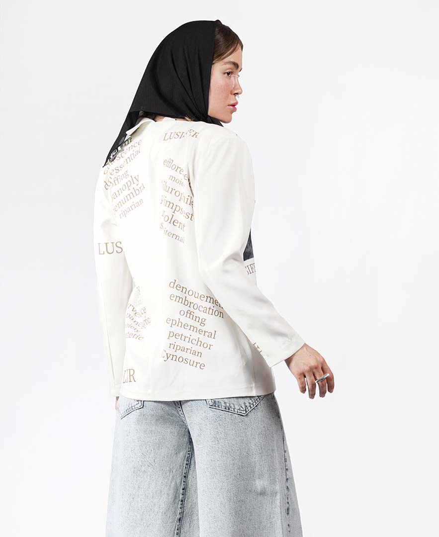 کت چاپ دار زنانه