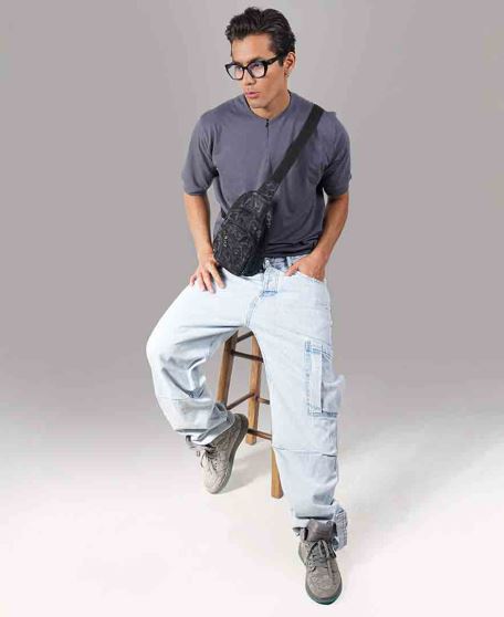 تیشرت جلو زیپ دار مردانه