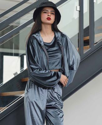 ست تاپ و سوییشرت شلوار زنانه