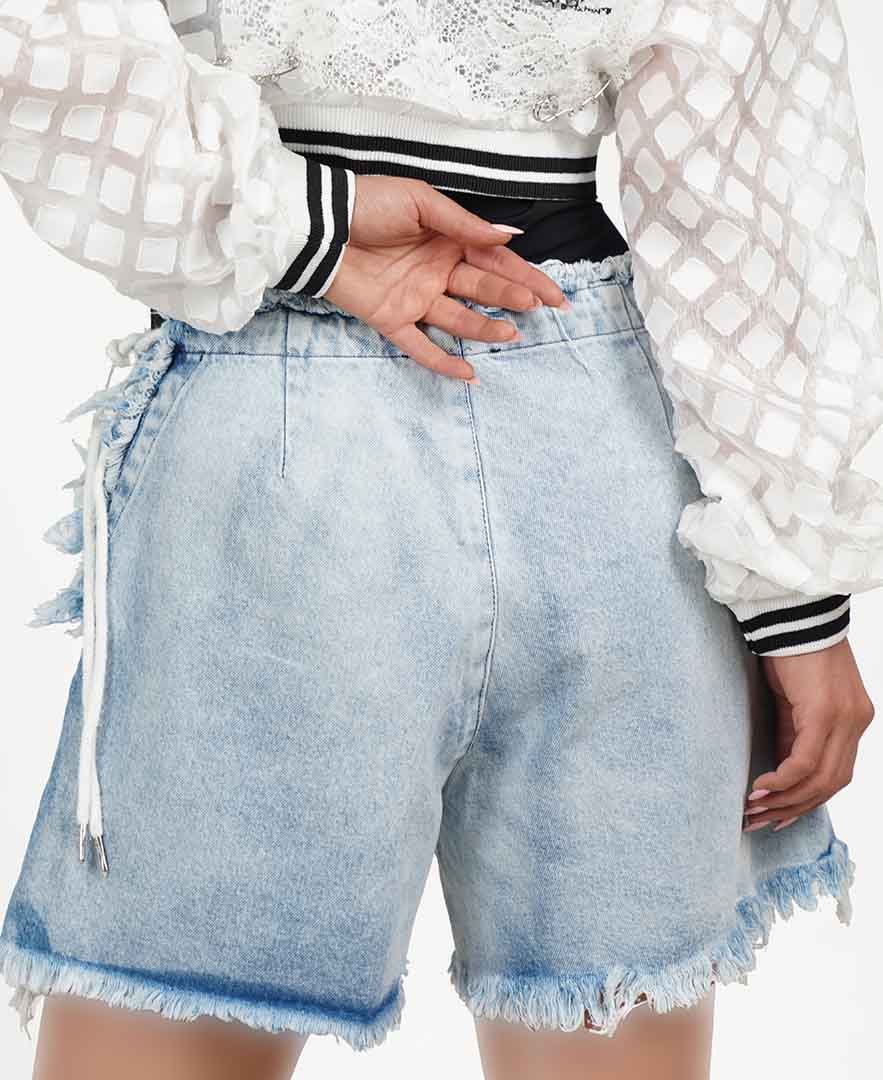 شلوارک بند دار زنانه