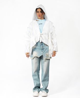 مانتو کلاه دار زنانه