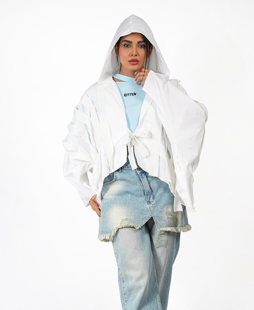 مانتو کلاه دار زنانه