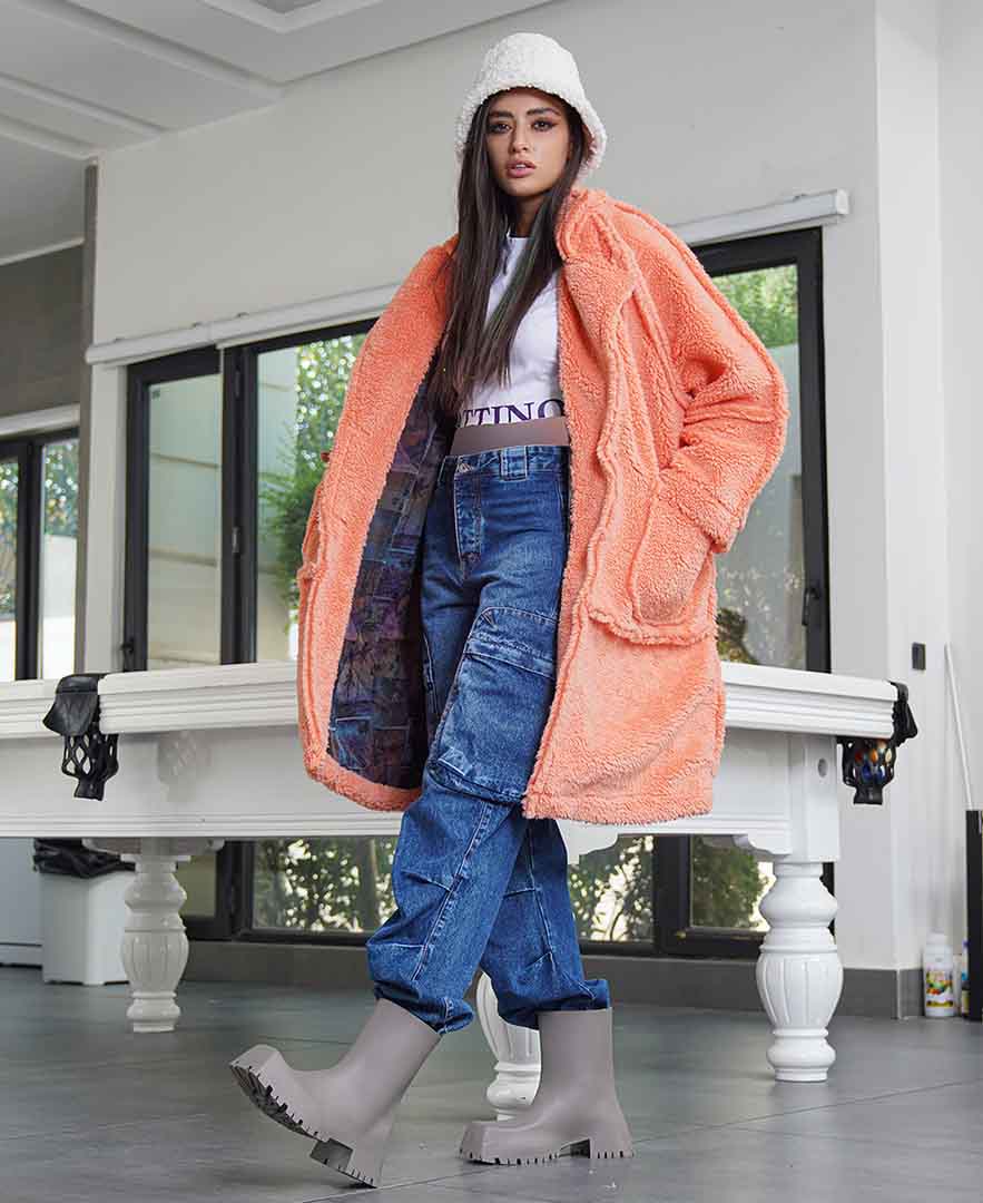 پالتو جیب دار زنانه