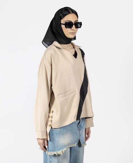 مانتو جلو بسته زنانه