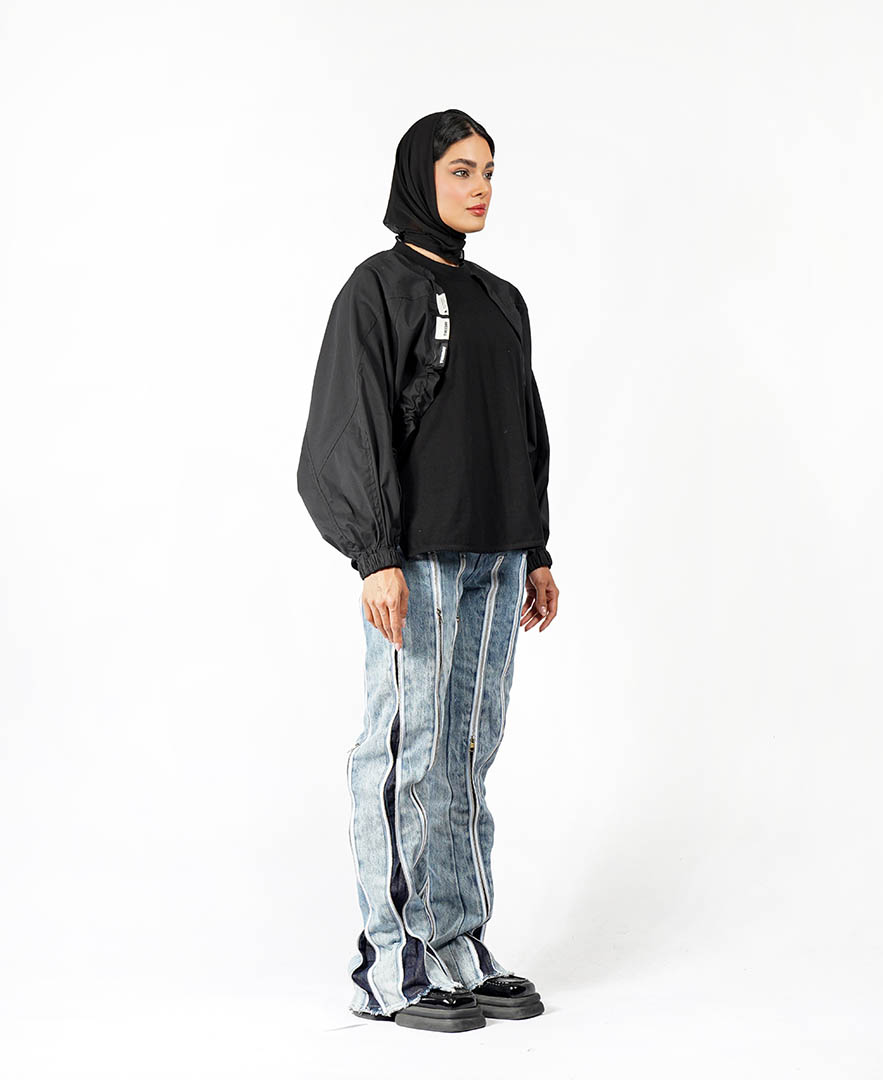 شلوار زیپ دار زنانه