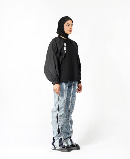 شلوار زیپ دار زنانه