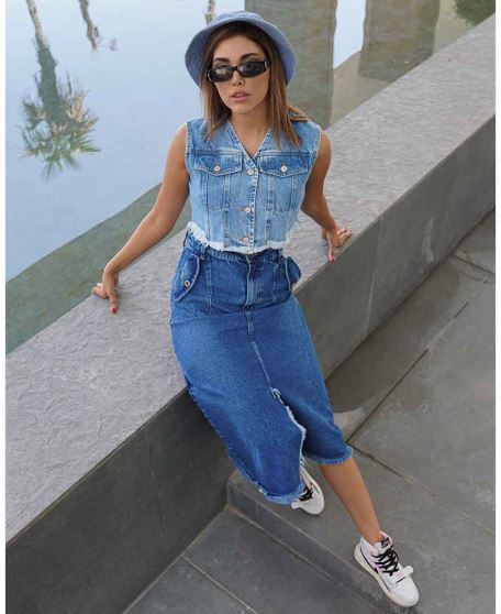 وست جلو دکمه دار زنانه