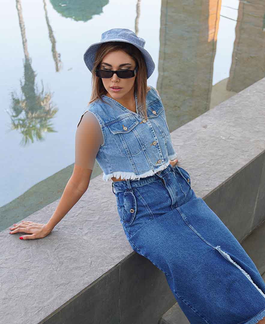 وست جلو دکمه دار زنانه