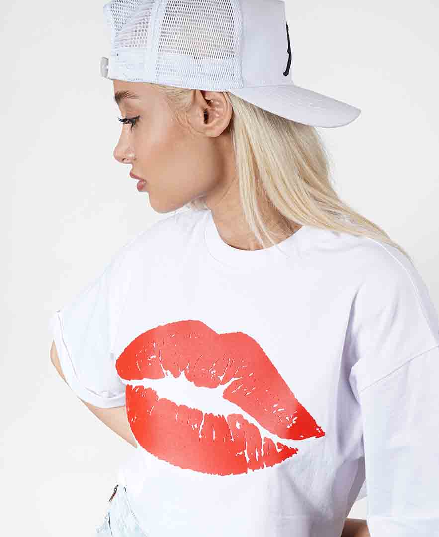 تیشرت چاپ دار زنانه