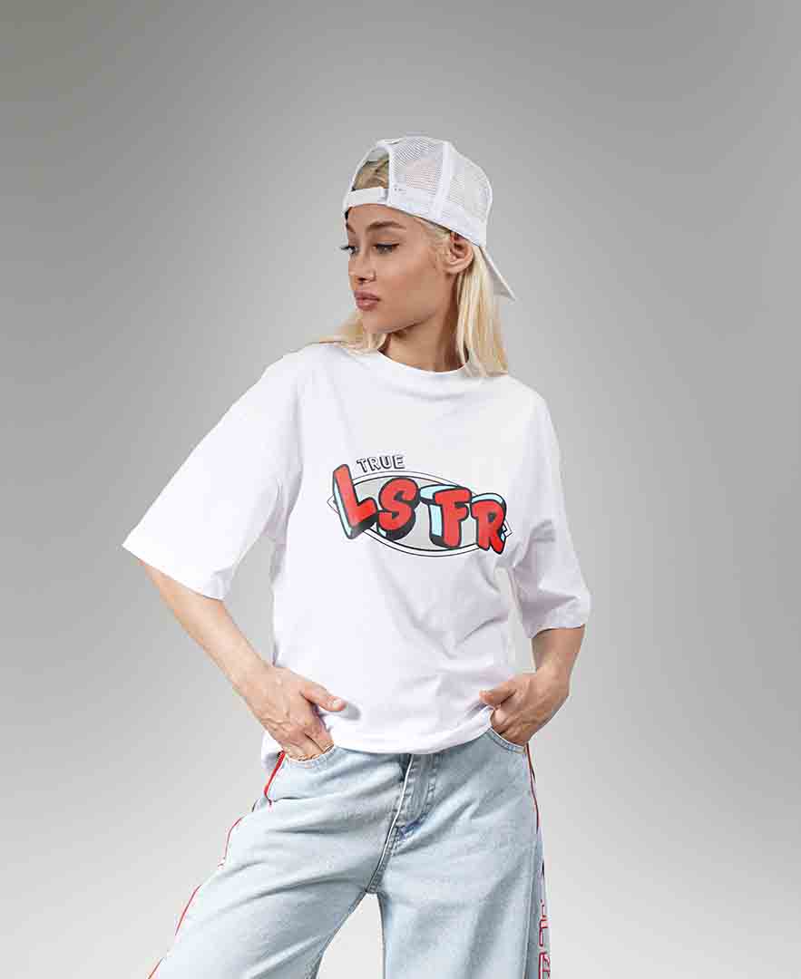 تیشرت چاپ دار زنانه