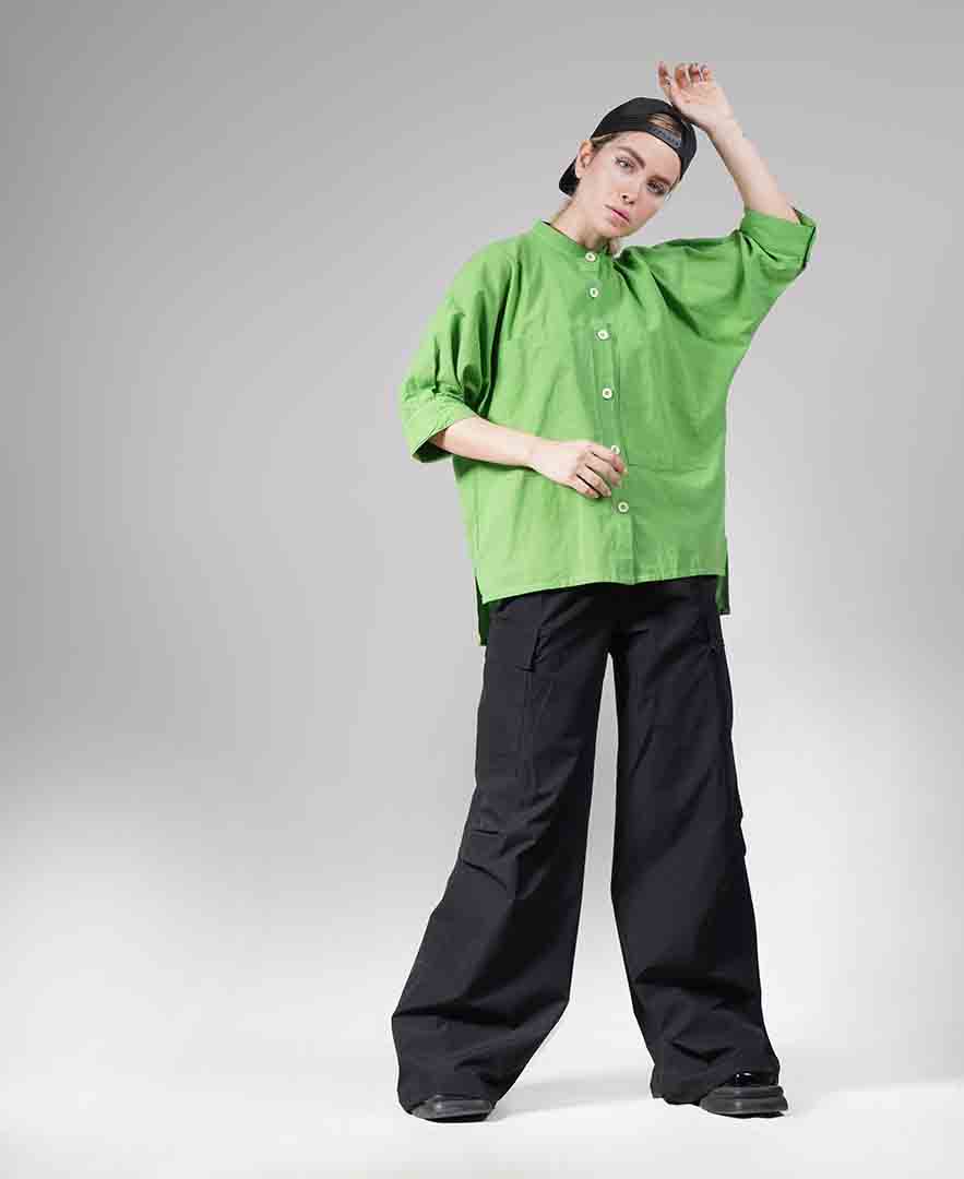 شومیز جلو دکمه دار زنانه