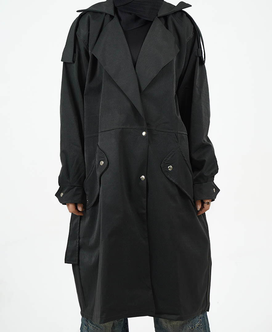 بارانی دکمه دار زنانه