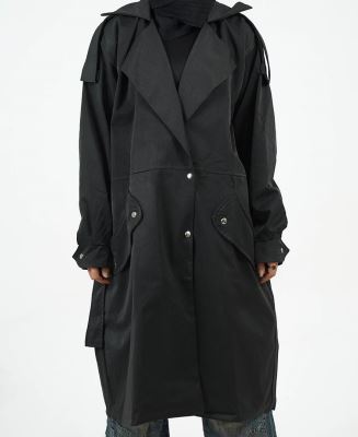 بارانی دکمه دار زنانه