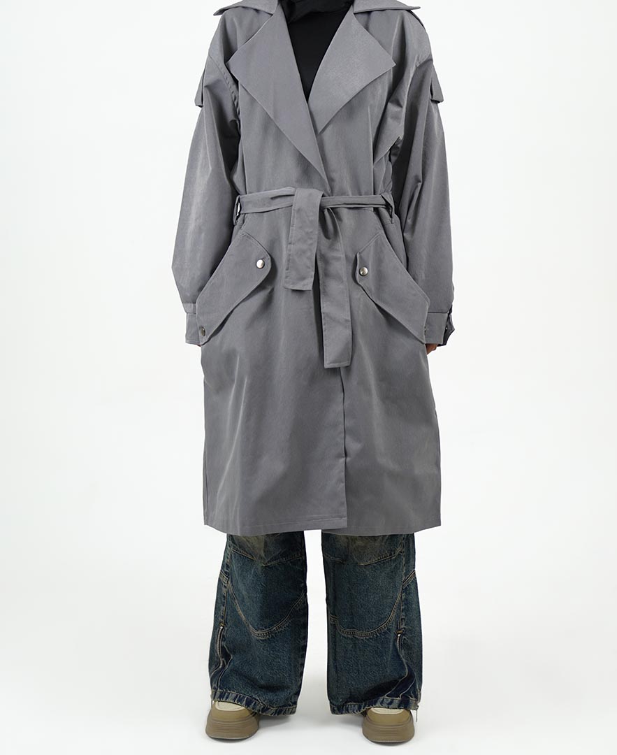 بارانی دکمه دار زنانه