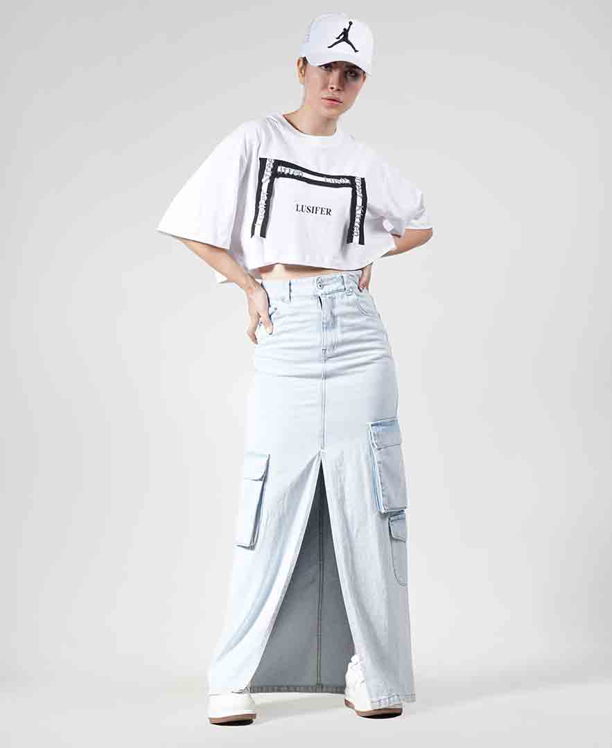 دامن چاک دار زنانه