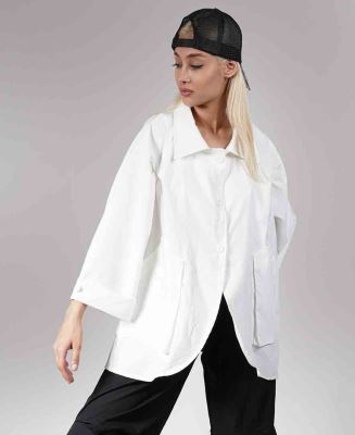 مانتو دکمه دار -