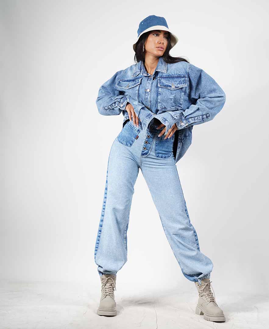 ژاکت جیب دار زنانه