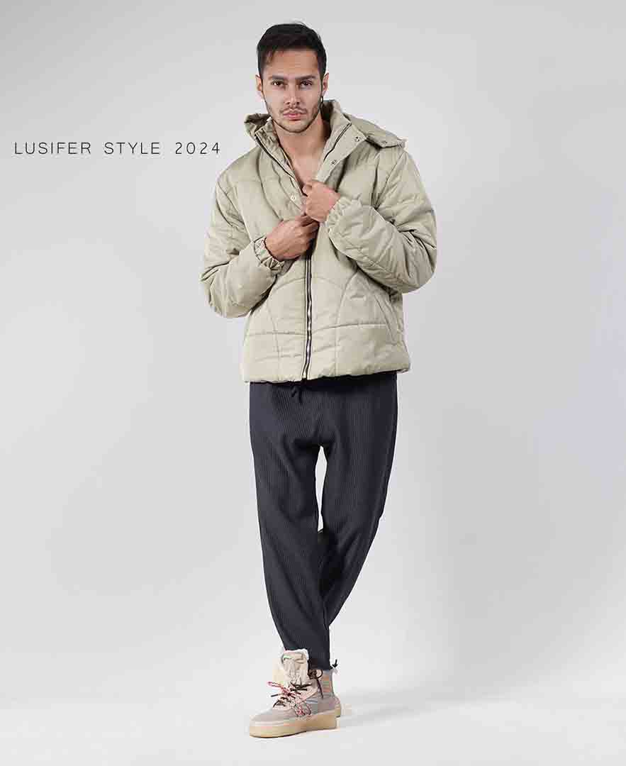 پافر کلاه دار مردانه