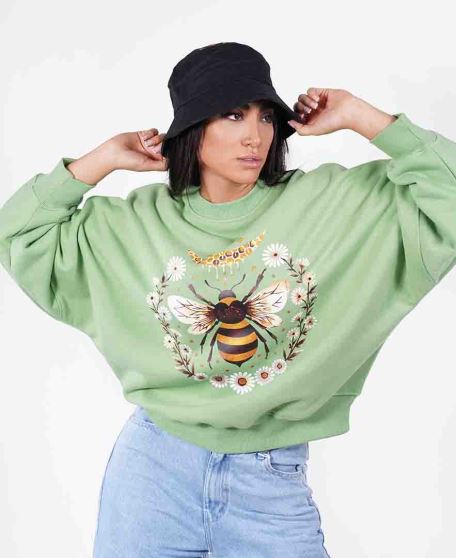 سوییشرت چاپ دار زنانه