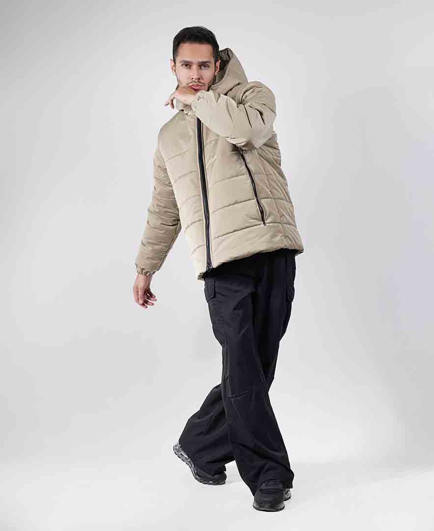 کاپشن کلاه دار مردانه