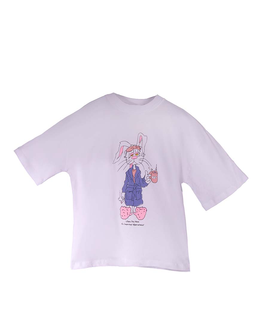 تیشرت چاپ دار زنانه