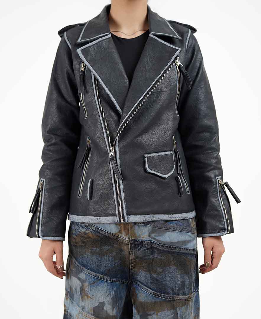 ژاکت زیپ دار زنانه