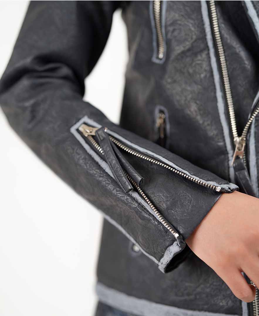 ژاکت زیپ دار زنانه