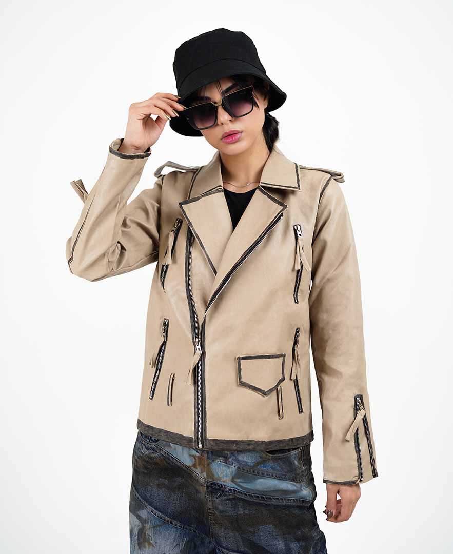 ژاکت زیپ دار زنانه