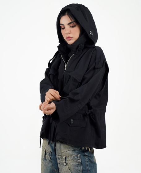 بارانی کلاه دار زنانه