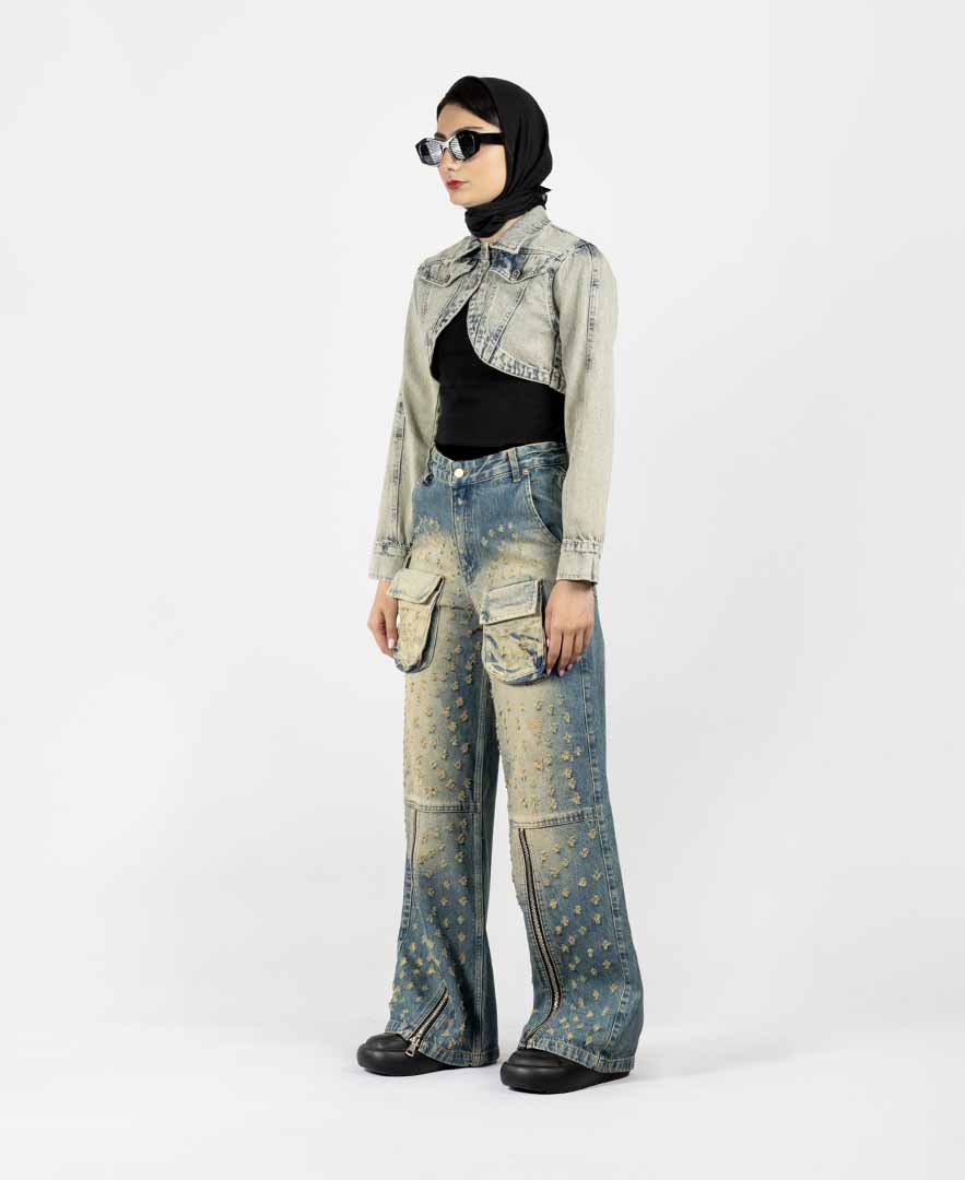 ژاکت کراپ زنانه