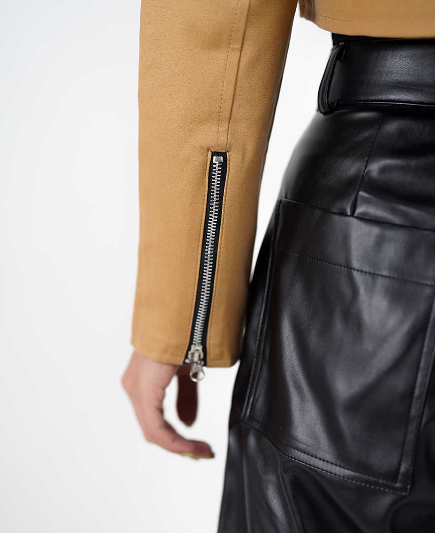 ژاکت زیپ دار زنانه