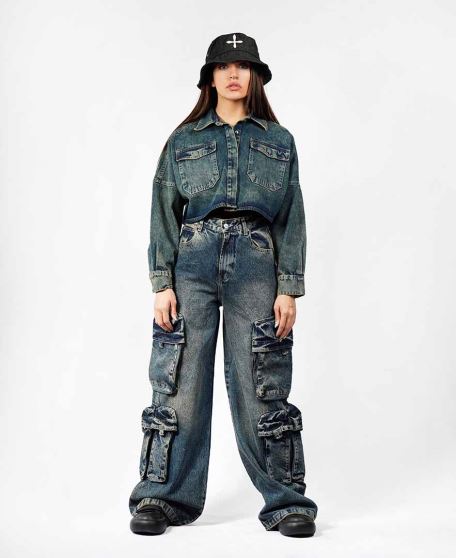 ژاکت جیب دار زنانه