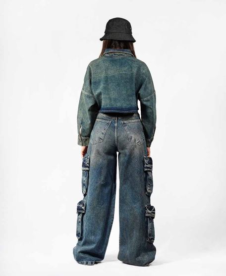 ژاکت جیب دار زنانه