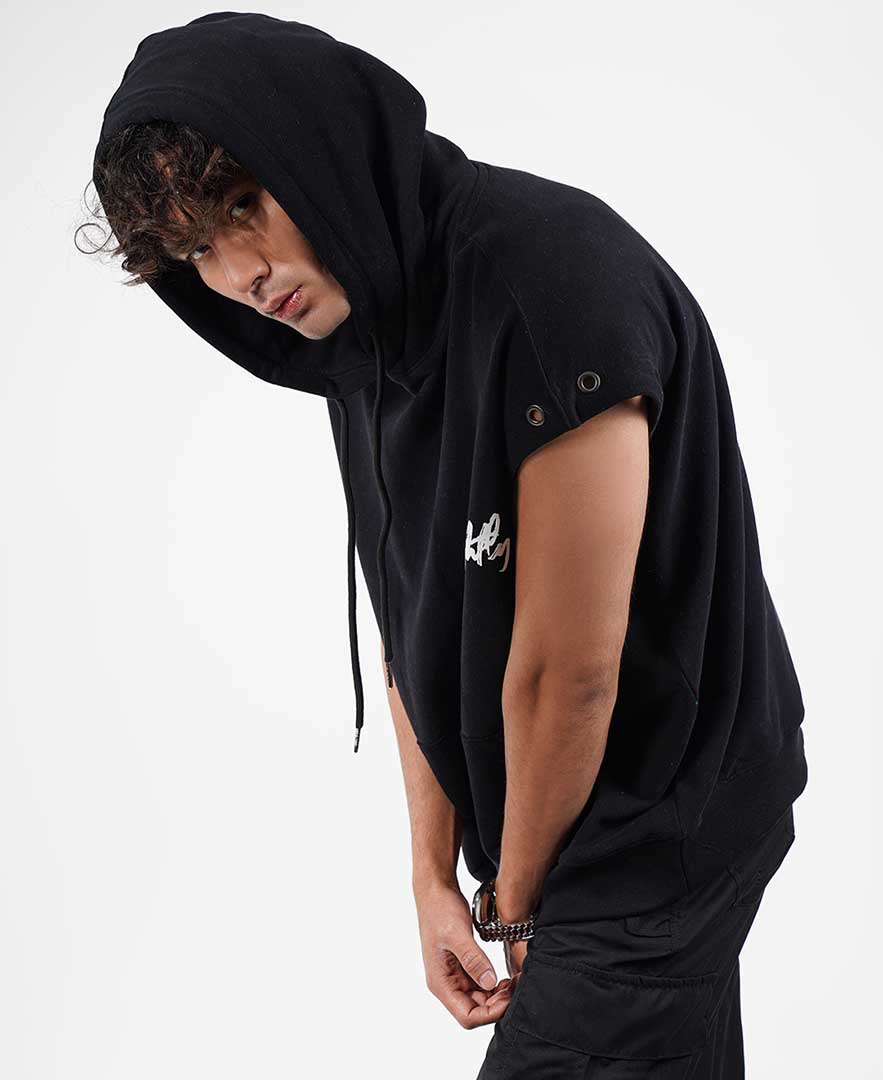 هودی پرچ دار مردانه