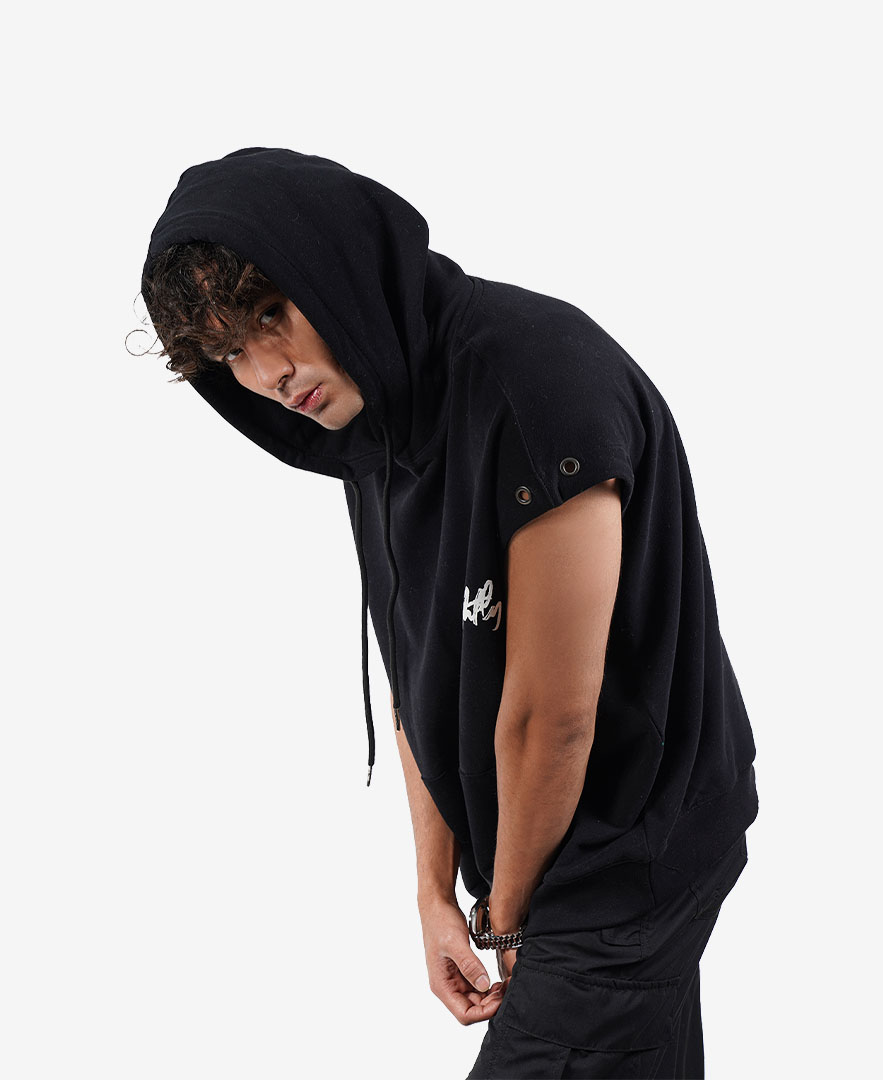 هودی پرچ دار مردانه