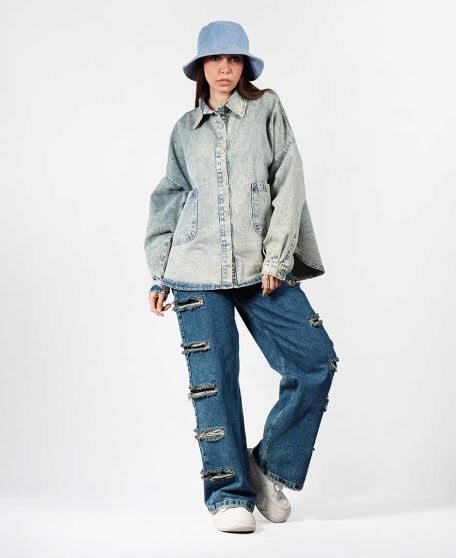 شلوار زاپ دار زنانه