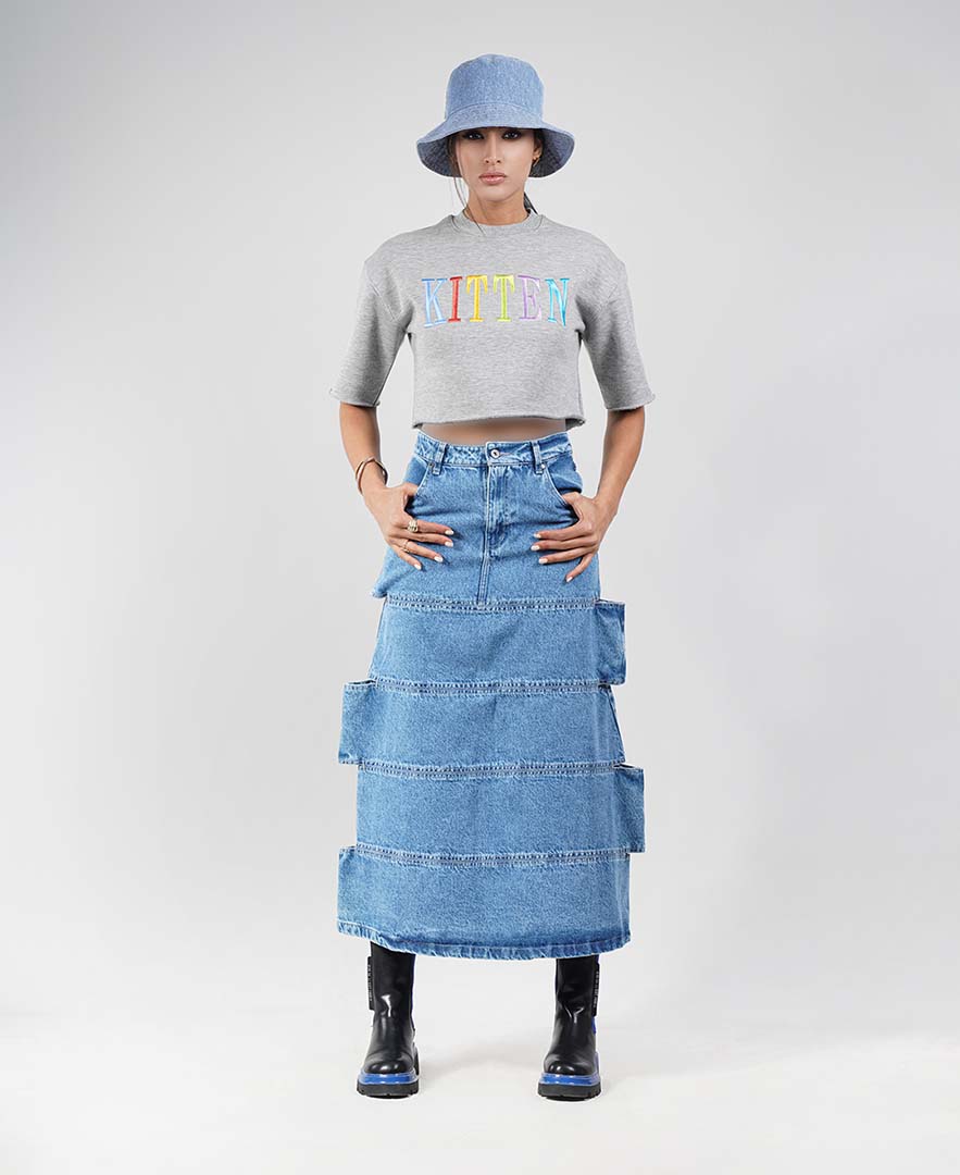 دامن برش دار زنانه