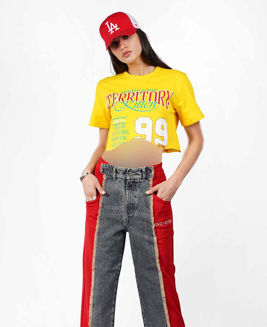 شلوار ترکیبی زنانه